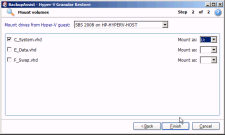 Step 2 - Choose which Guest and volumes to mount