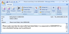 Reminder emails